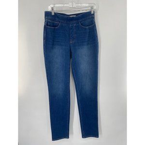 SOFT SURROUNDING PULL ON Jeans SIZE TS MEDIUM WASH